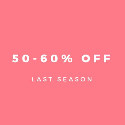 50-60% OFF LAST SEASON - NOGU.studio