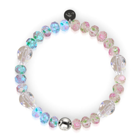 Crystal Bloom | Firefly Glass Diamonds Skull Bracelet