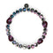 Midnight Blossom | Firefly Glass Diamonds Skull Bracelet