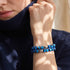 Blue Astra | .925 Sterling Silver | Solar Glass Bracelet