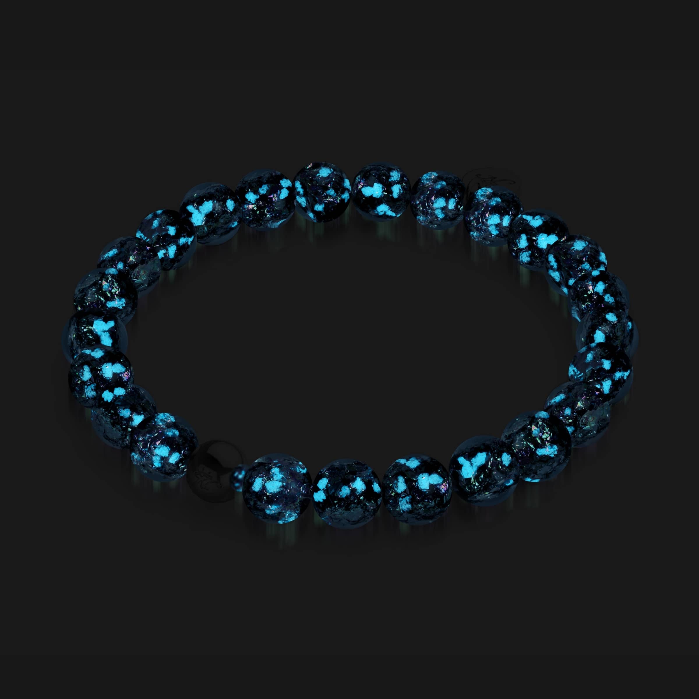 Neon Blueberry Potion | Firework Glass Neon Bracelet