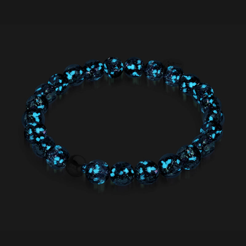 Neon Blueberry Potion | Firework Glass Neon Bracelet