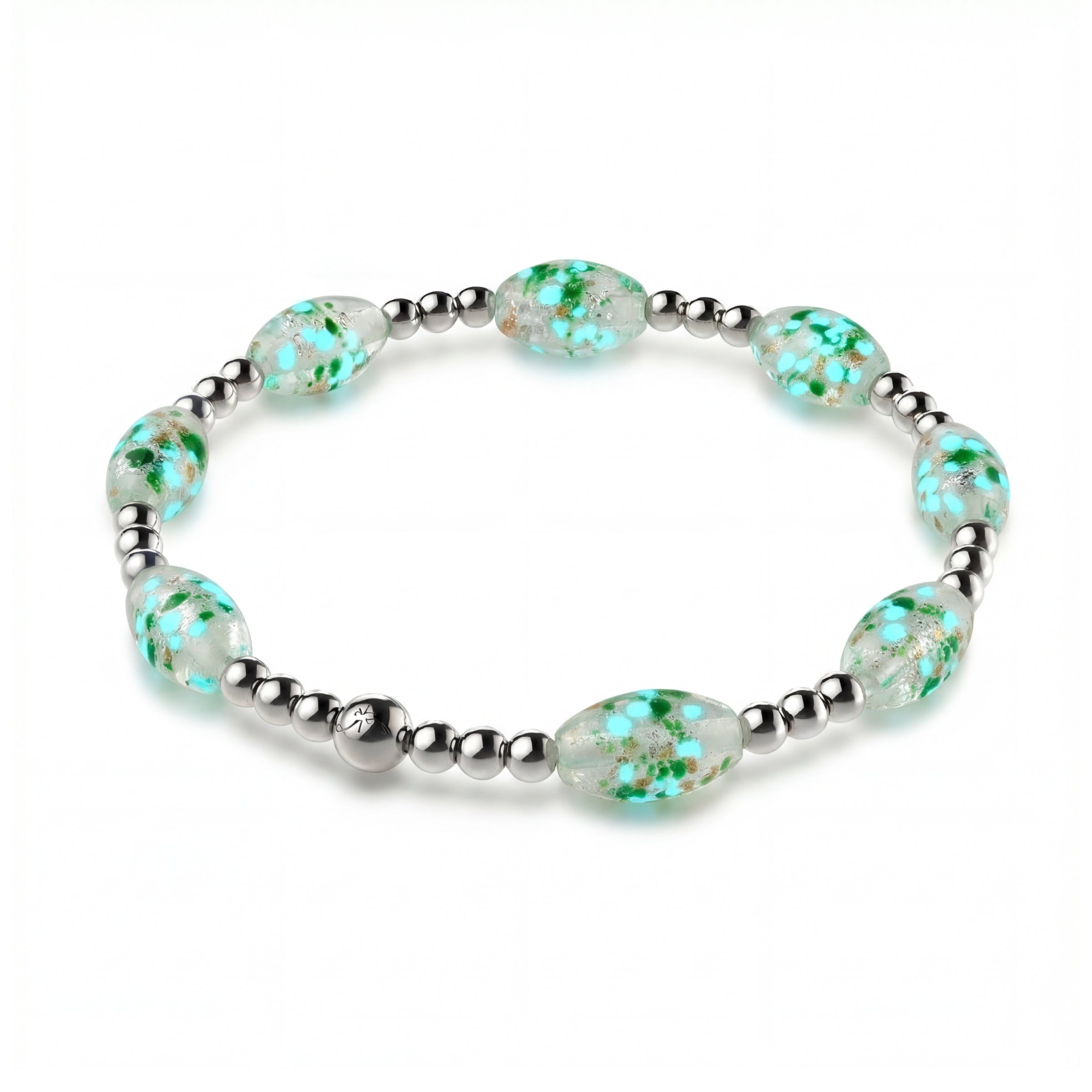 Aurora Leaf | Lunar Glass Essence Bracelet