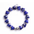 Sapphire Storm | Gem Glass Butterfly Bracelet