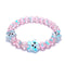 Blushing Spirit | Silver | Firefly Glass Ghost Bracelet