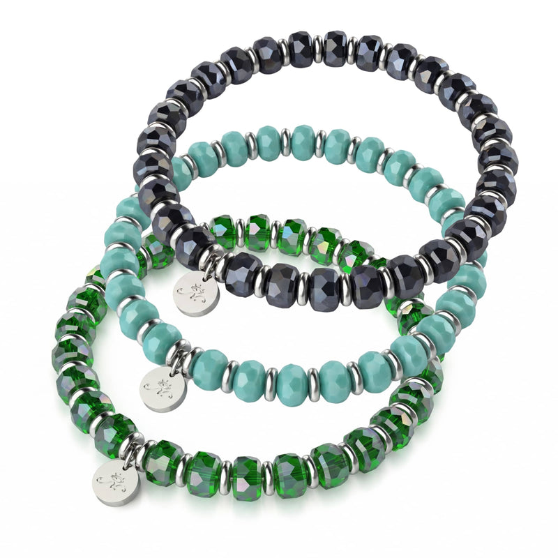 Radiant Facets Bracelets 3-Set