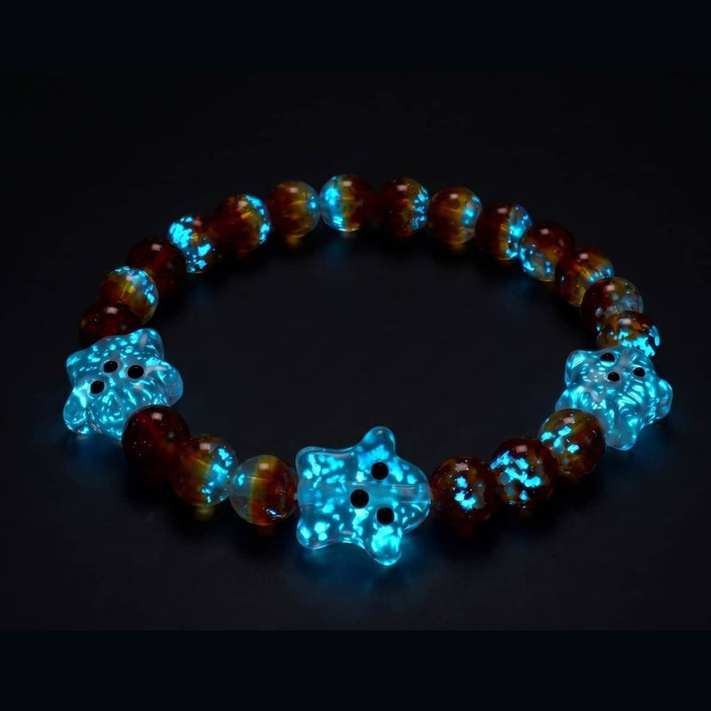 Berry Boo | Silver | Firefly Glass Ghost Bracelet