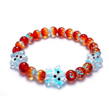 Berry Boo | Silver | Firefly Glass Ghost Bracelet