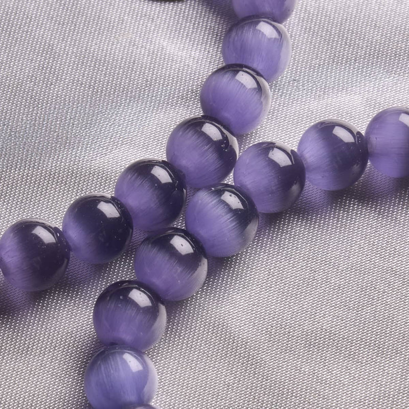 Purple | .925 Sterling Silver | Cheshire Glass Bracelet