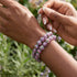 Blue Hydrangea | .925 Sterling Silver | Firefly Glass Garden Bracelet