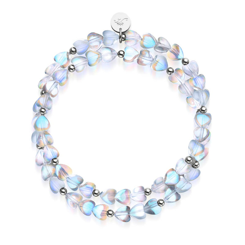 Heart to Heart | .925 Sterling Silver | Fairy Glass Wrap