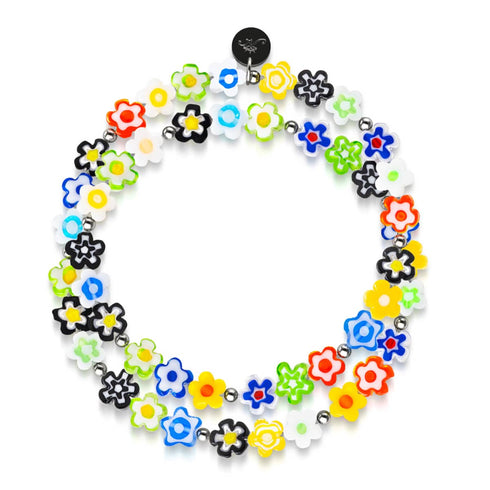 Flower Power | .925 Sterling Silver | Millefiori Wrap