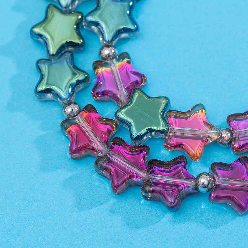 Purple Stardust | .925 Sterling Silver | Star Wrap