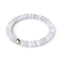 White Winter Moon | .925 Sterling Silver | Cheshire Glass Bracelet