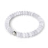 White Winter Moon | .925 Sterling Silver | Cheshire Glass Bracelet