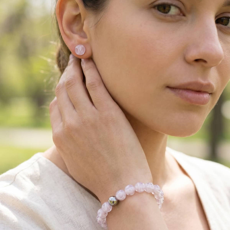 Pink Wave | Firefly Glass Tide Earrings