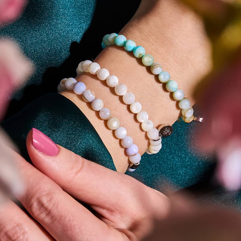 Ocean Goddess Abalone Bracelet 3-Set