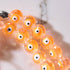 Orange | .925 Sterling Silver | Crystal Evil Eye Bracelet