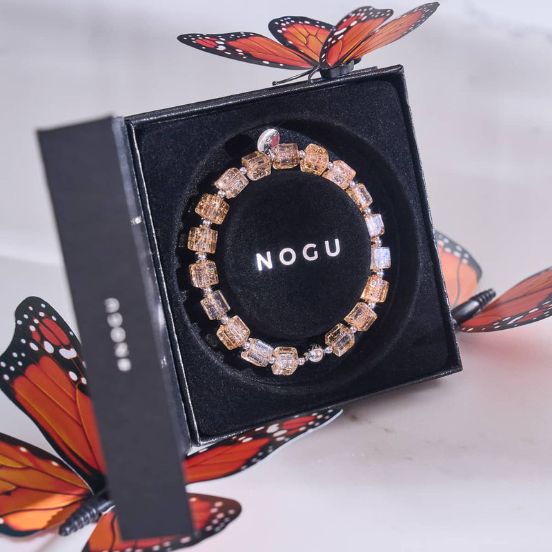 Lady Marmalade | Glitter Glass | Sugar Cube Bracelet