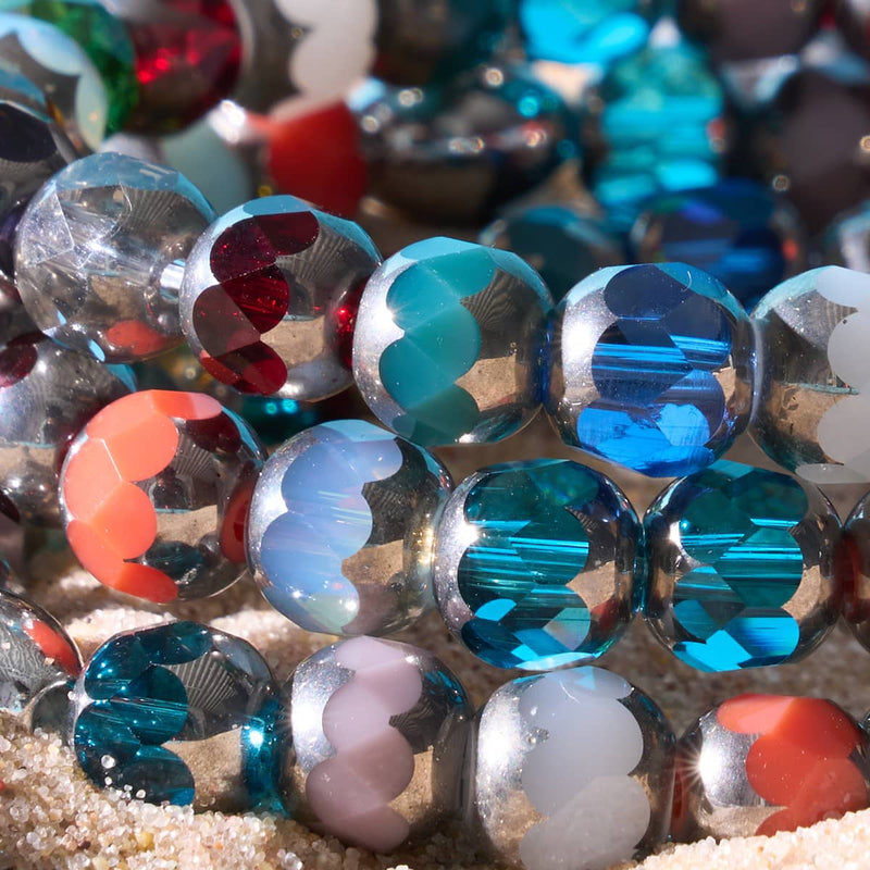 Gilded Rainbow | .925 Sterling Silver | Radiant Facets Crystal Bracelet