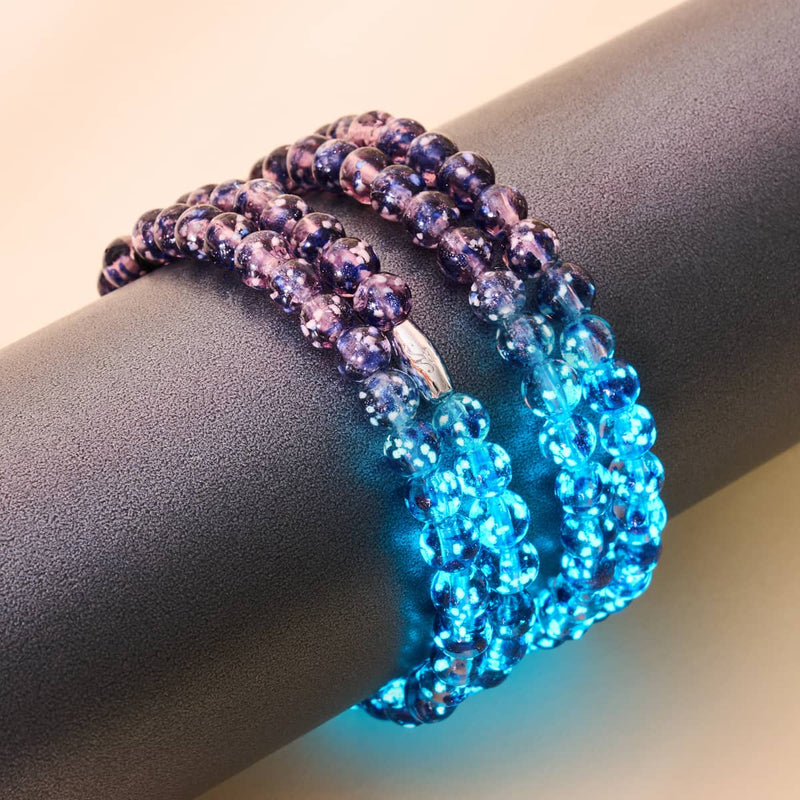 Purple Elixir | .925 Sterling Silver | Firefly Glass Wrap