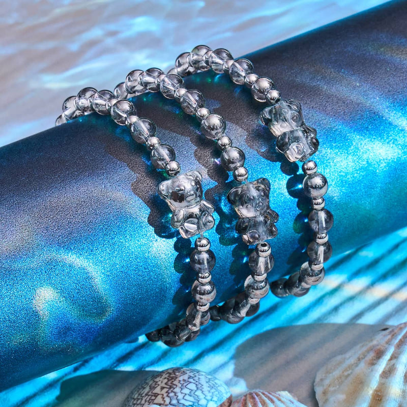 Carbon | Shimmer Bear Bracelet | Argent x Silver