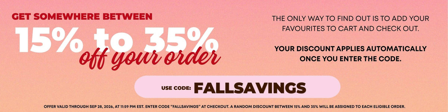FALL SAVINGS