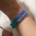 Sapphire | .925 Sterling Silver | Firefly Glass Bracelet