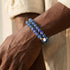 Sapphire | .925 Sterling Silver | Firefly Glass Bracelet