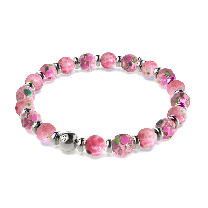 Amara Bloom Enamel x Silver Bracelet 2 Set