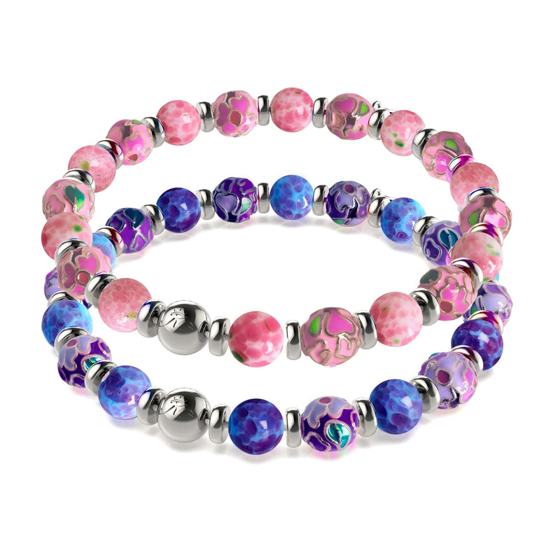 Amara Bloom Enamel Bracelet 2 Set