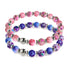 Amara Bloom Enamel x Silver Bracelet 2 Set