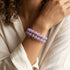 Lilac | .925 Sterling Silver | Firefly Glass Bracelet