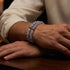 Lilac | .925 Sterling Silver | Firefly Glass Bracelet