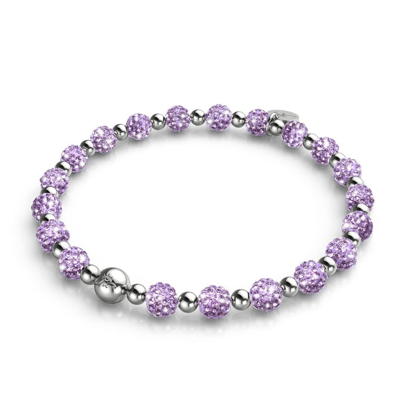 Lilac Sparkle | Crystal Kikiballa Bracelet
