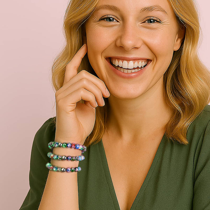 Wildflowers | Firefly Glass Diamonds Bracelet