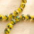Blue Limoncello | Silver | Firefly Glass Macrame Bracelet