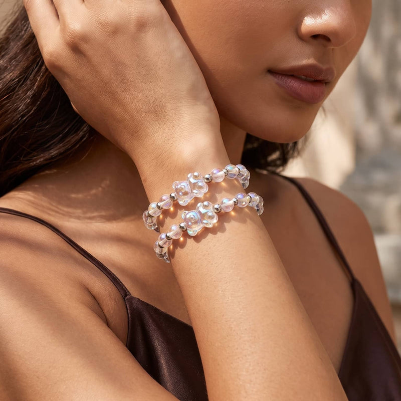 Unicorn Crystal | Silver | Shimmer Bear Bracelet