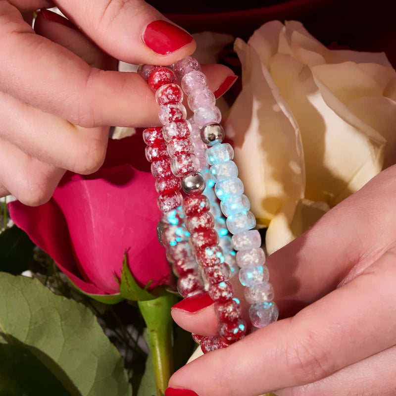 Ruby Spark | Firefly Glass Foil Bracelet