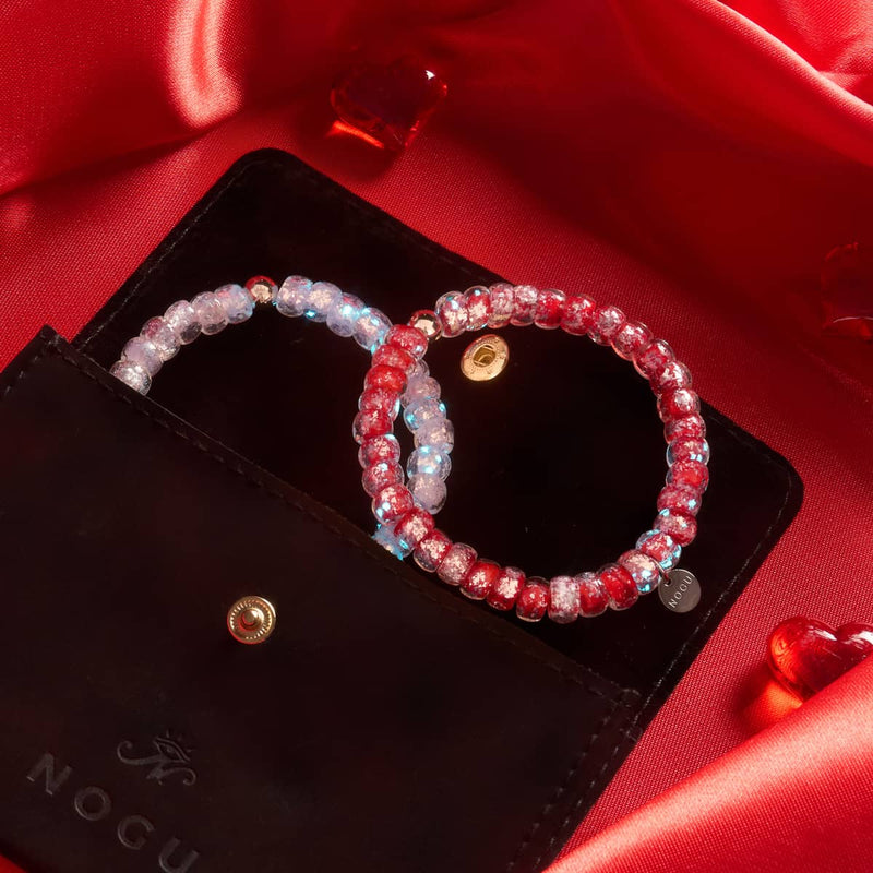 Sweetheart Glow | Firefly Glass Foil Bracelet