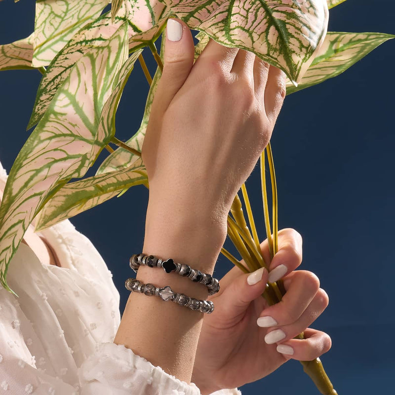 Silver | Chrome Clover Bracelet