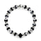 Black | Chrome Clover Bracelet