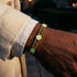 Gold x White Luminous Enamel | Smile Bracelet