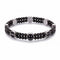 Black Agate x Midnight Luminous Enamel | Smile Bracelet