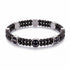 Black Agate x Midnight Luminous Enamel | Smile Bracelet