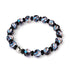 Midnight Shimmer | Firefly Glass x Black Crystal Swirl Bracelet