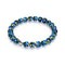 Black and Blue | Firefly Glass Polka Dot Bracelet