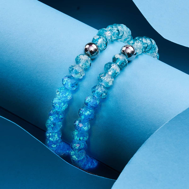 Arctic Aurora | Firefly Glass Diamonds Snow Globe Bracelet
