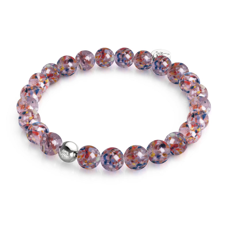Mystic Purple | Firefly Glass Confetti Bracelet