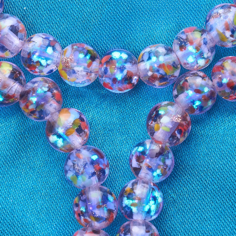Lilac | Firefly Glass Confetti Bracelet